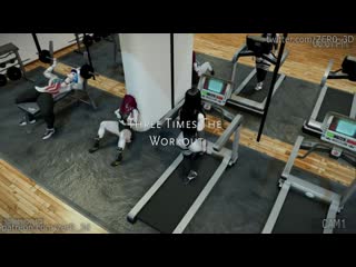 three times the workout [female x futa] sfm