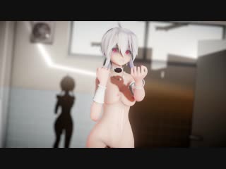 mmd r18 haku dancing (futa) lamb~