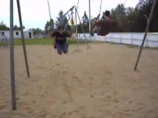 idiot on a swing