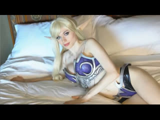 look at this beauty n sexy elf cosplay.